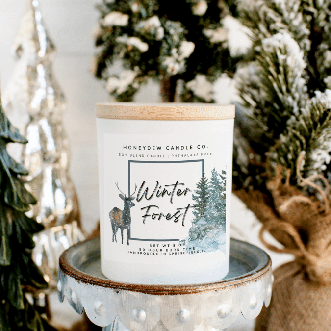 Winter Forest 8oz Jar Candle
